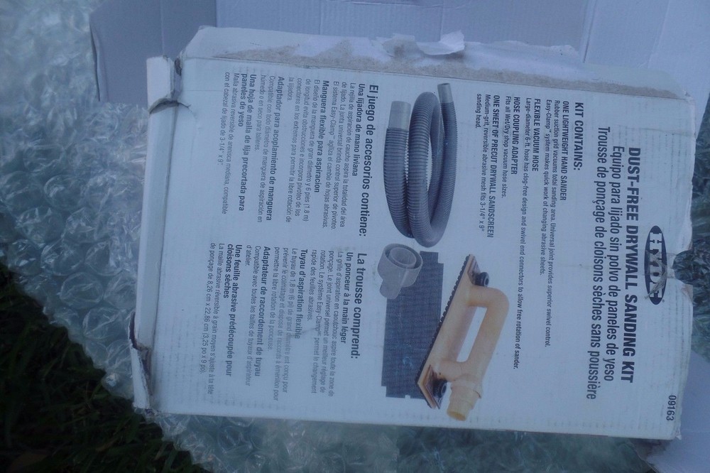 Vacuum Hand Sander Kit, Hyde, 09165