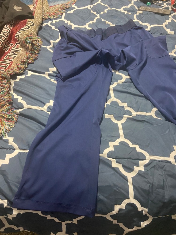 navy blue scrub set women large