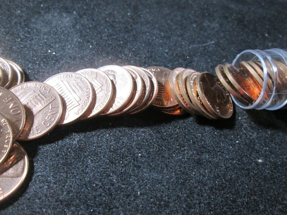 1961-D LINCOLN CENT ROLL GEM BU