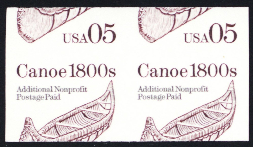 2453a, Mint NH 5¢ - Imperforate And Miscut Error Coil Pair - Stuart Katz