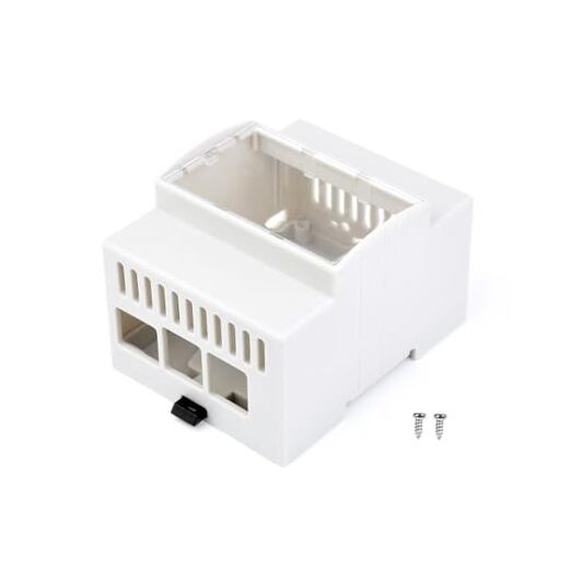 DIN Rail ABS Case for Raspberry Pi 5, Large Inner Space, Injection Moduling