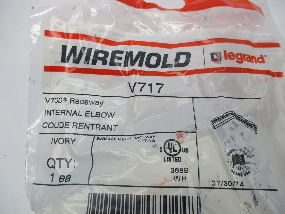 WIREMOLD V717 INTERNAL ELBOW NSMP