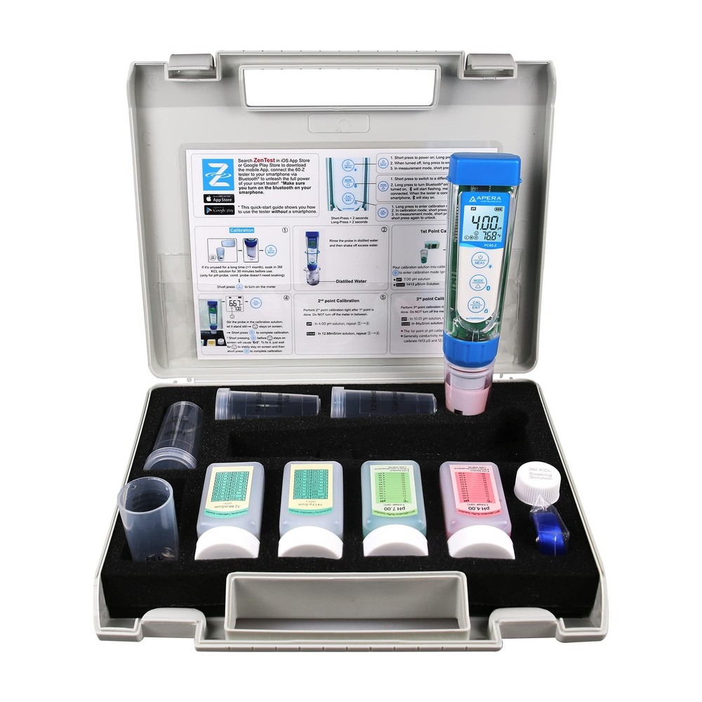 Apera Instruments, LLC-AI3719 PC60-Z Bluetooth Multi-Parameter Smart Tester P...