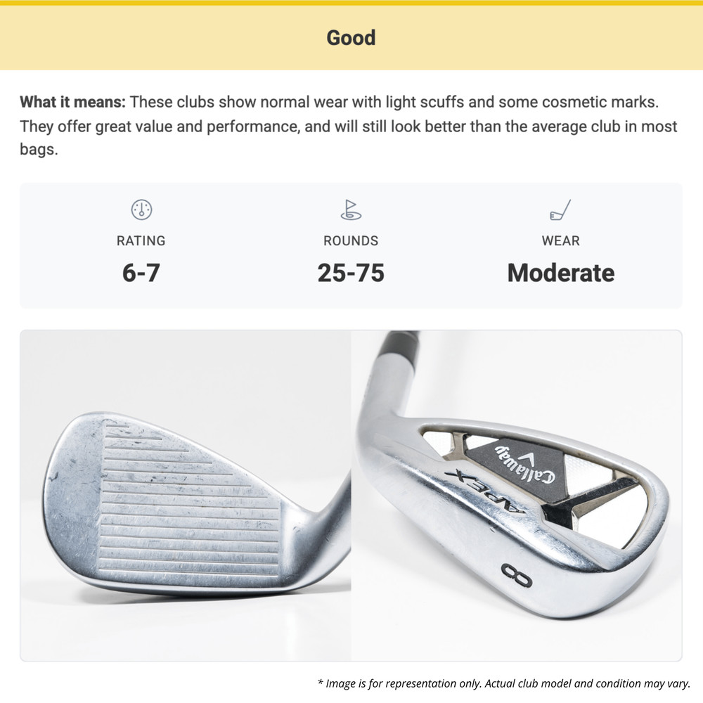 CALLAWAY ELYTE HL 6 IRON GRAPHITE REGULAR STANDARD