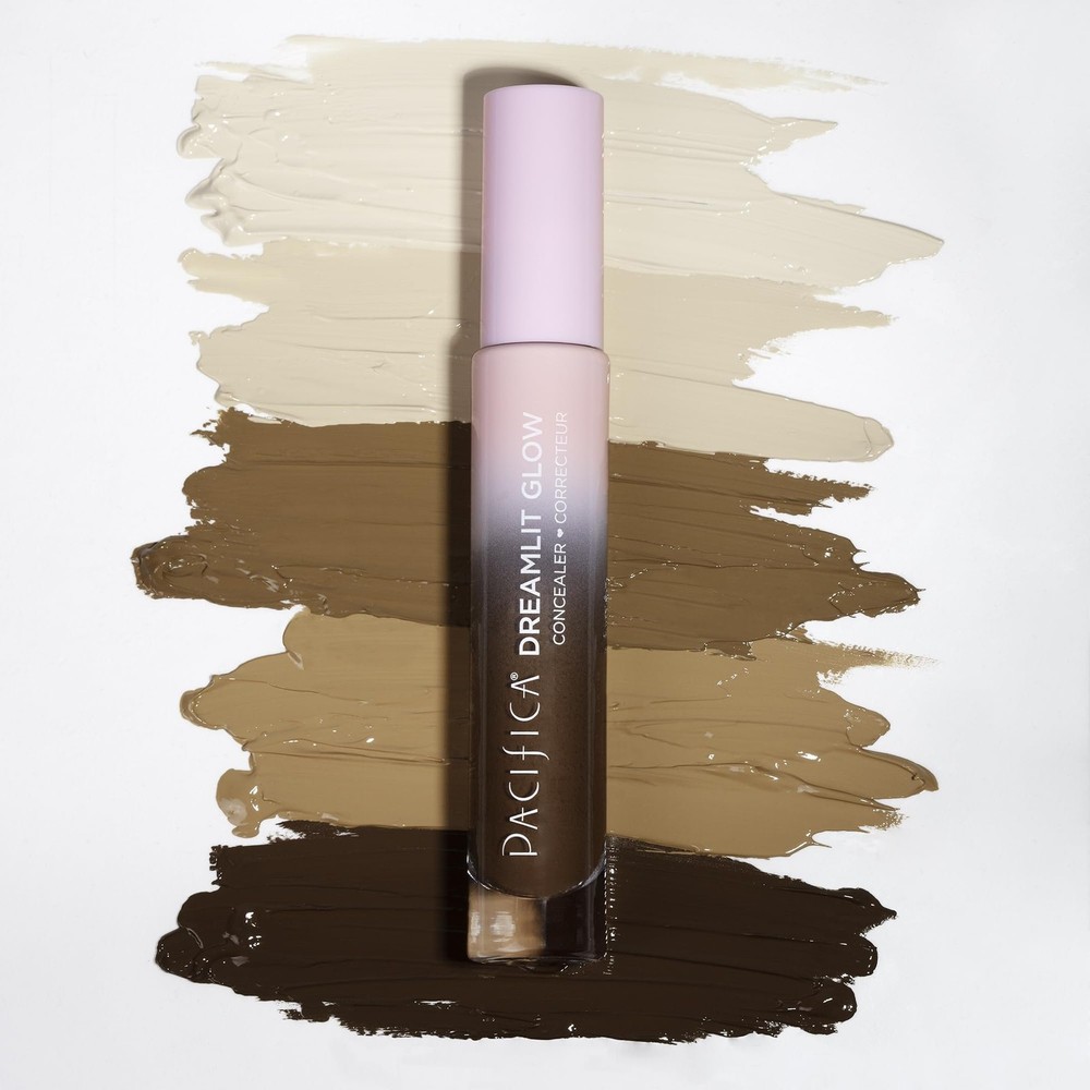 Pacifica Concealer – DreamLit Glow Full Coverage Concealer with Squalane for...