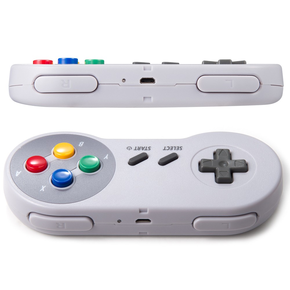 2x Wireless SNES Controller Remote Gamepad For Original Super SNES Console & SFC