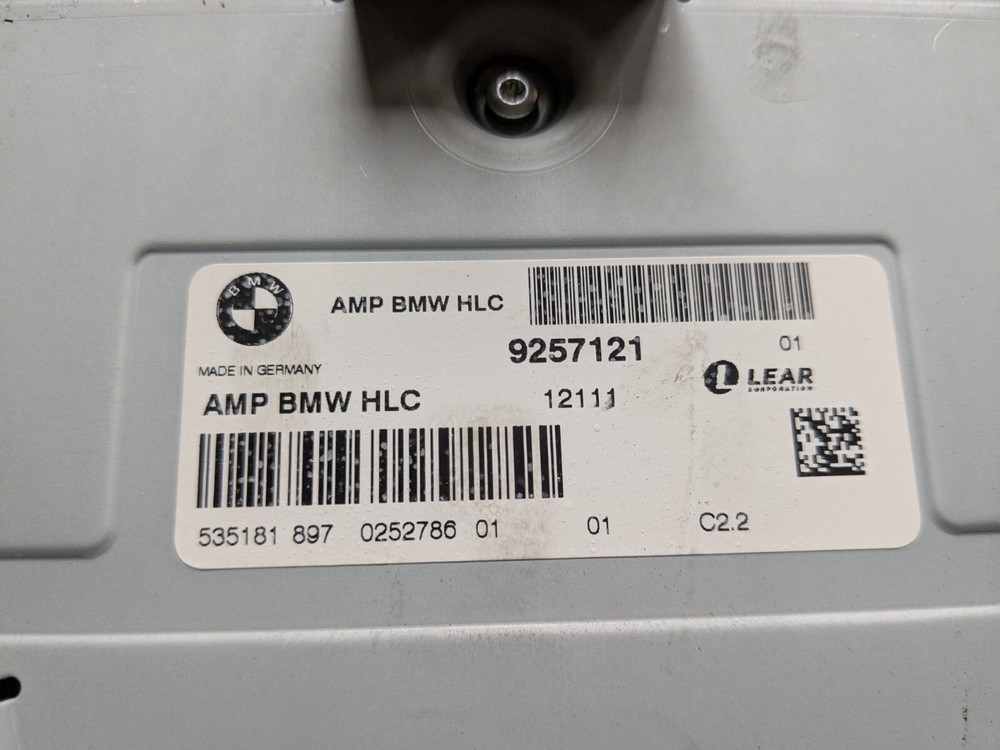 2011 BMW X3 (F25) HiFi Stereo System Rear Trunk Amplifier Module Unit