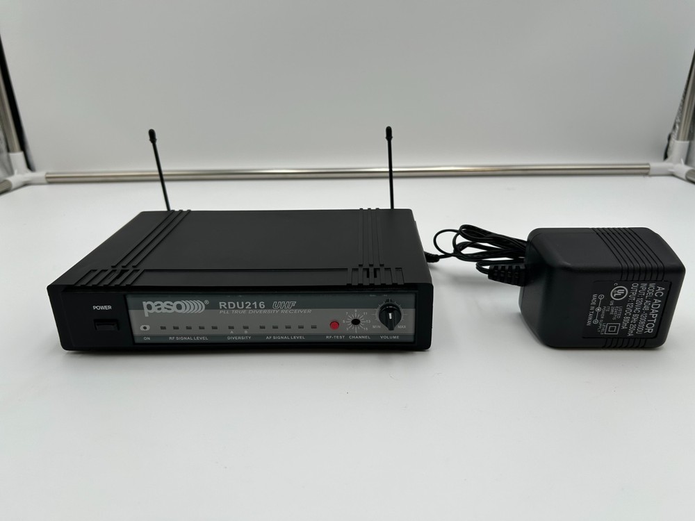 PASO PRO UHF MICROPHONE SYSTEM RDU 216 Wireless Microphone System Audio