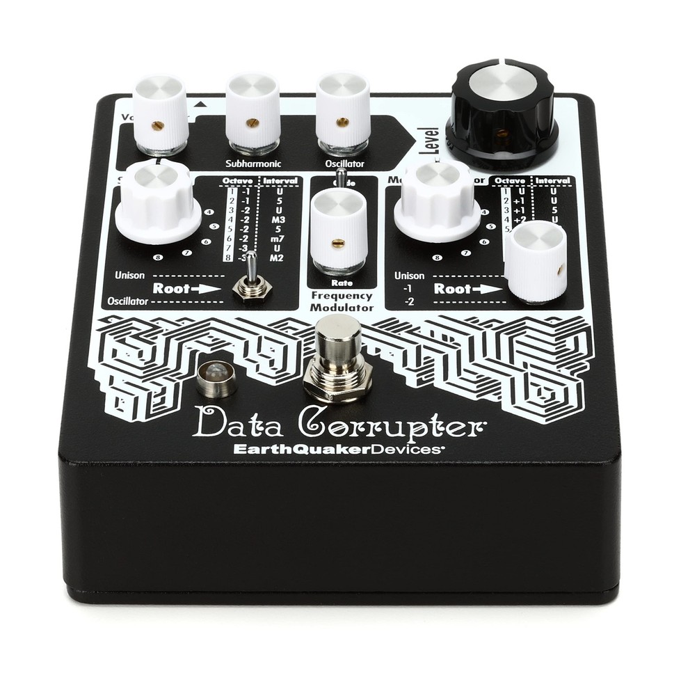 EarthQuaker Devices Data Corrupter Harmonizing Pedal with Patch Cables