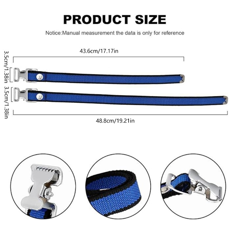 Profession Drywall Stilts Replacement Straps Set with Hardware Adjustable Bands