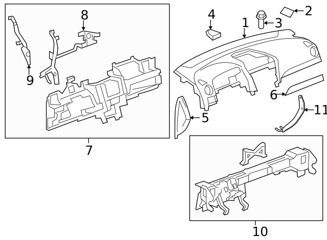 Genuine GM Trim Molding 20852992