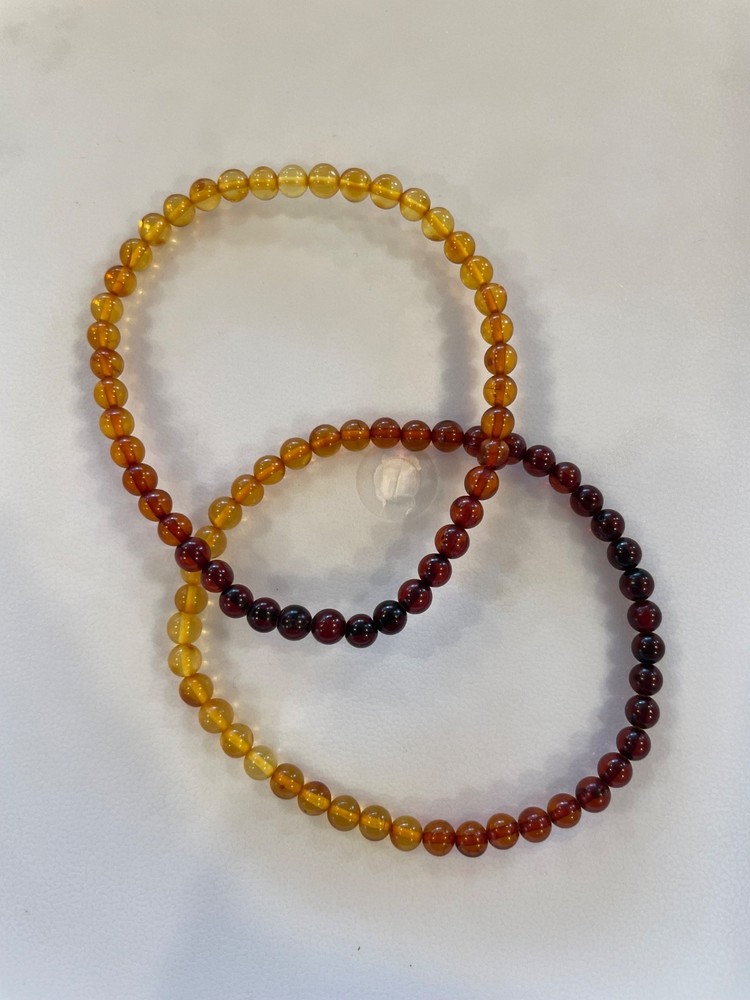 Amber bracelets 2pc
