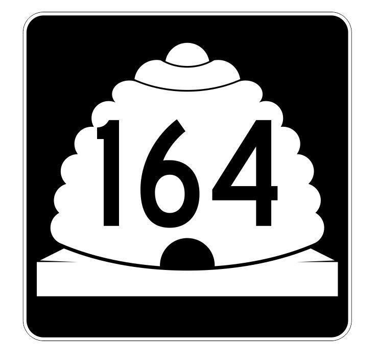 Utah State Highway 164 Sticker Decal