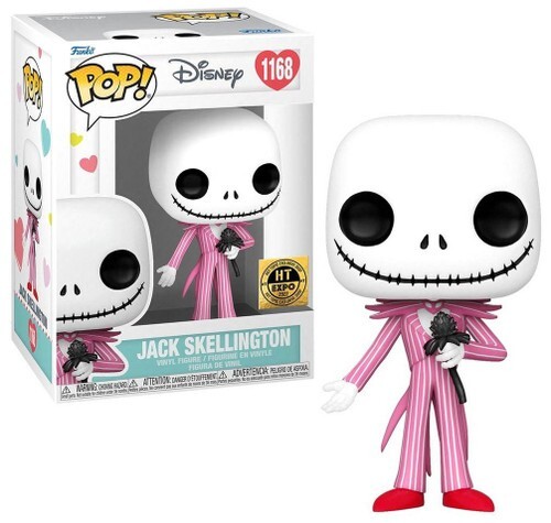 Funko Pop Nightmare Before Christmas Jack Valentine's Pink Protector (HT Expo)