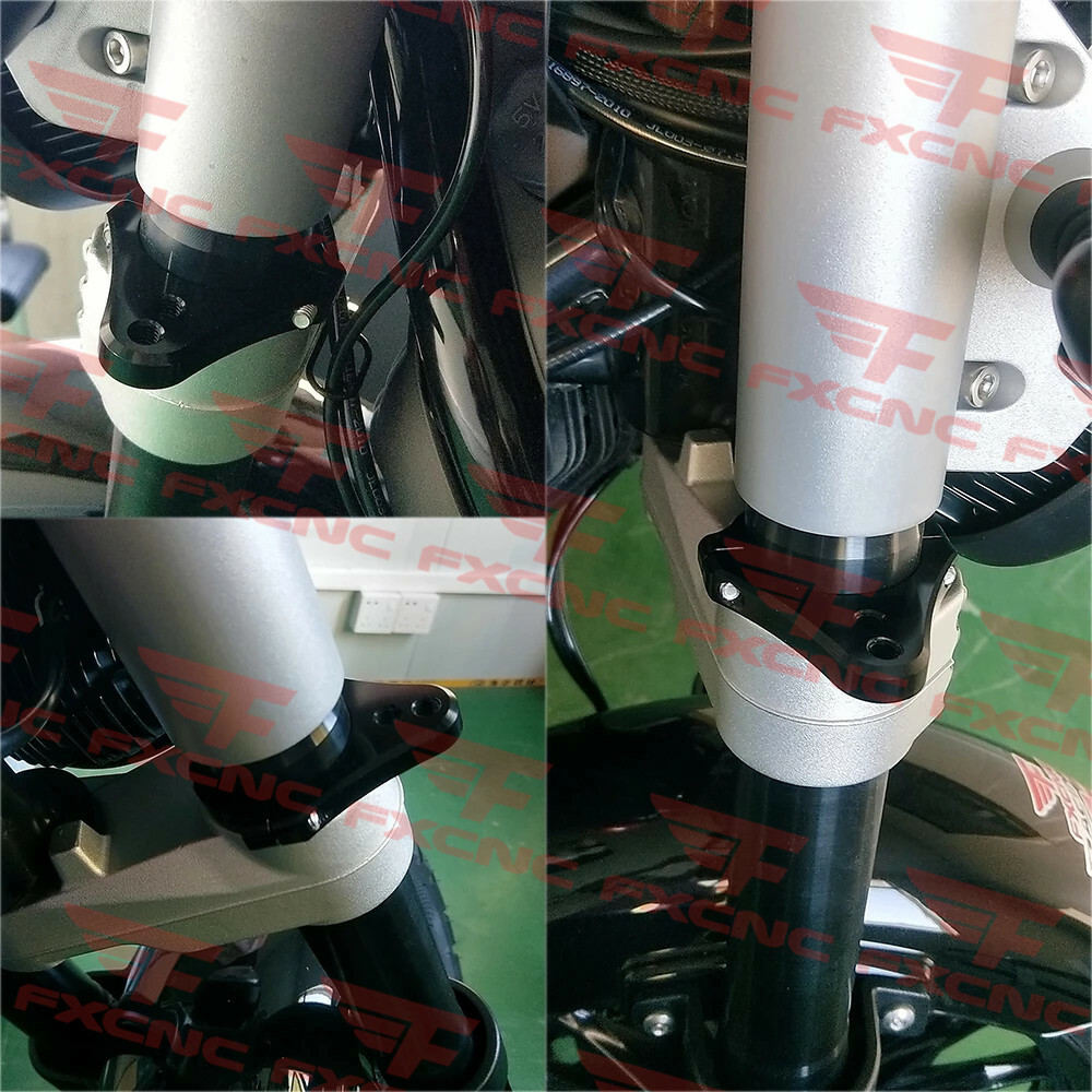 8x1.25mm CNC Steering Damper Fork Frame Mount Clamp Bracket 35mm Inside Diameter