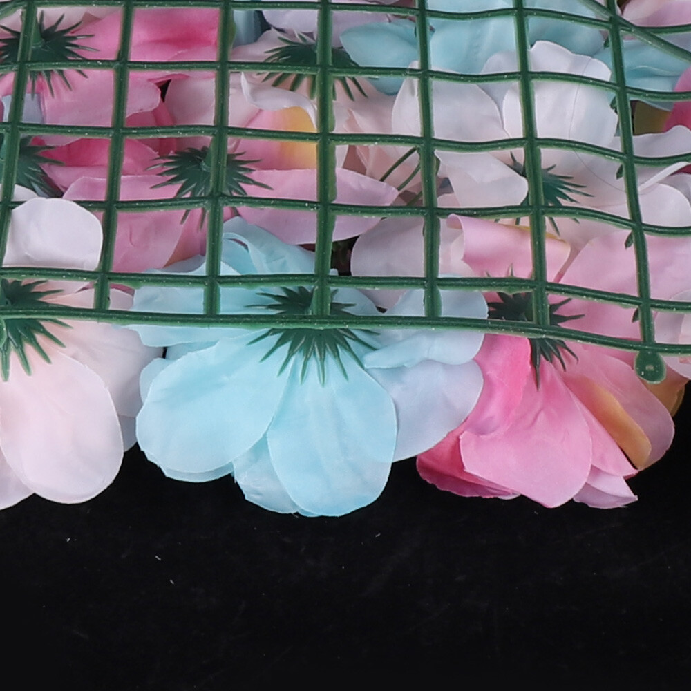12x Romantic Artificial Flower Wall Hydrangea Rose Backdrop Wedding Decoration