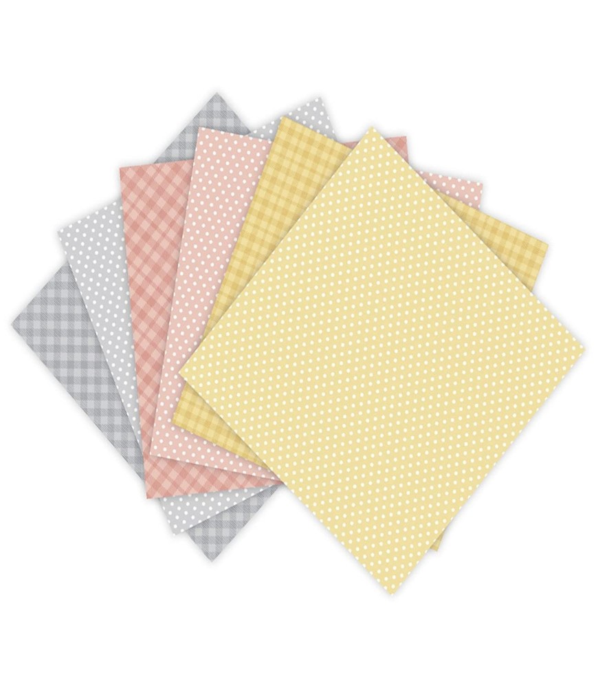 24 Sheets 6"x6" Pink Spring Scrapbook Paper - Single-Sided Pattern Decorative...