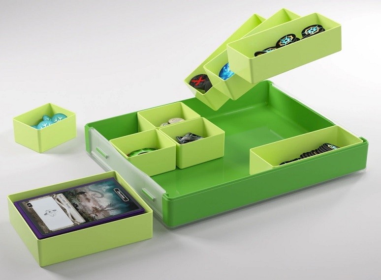 Gamegenic Token Silo (Lime Green) - Modular Token Storage Container