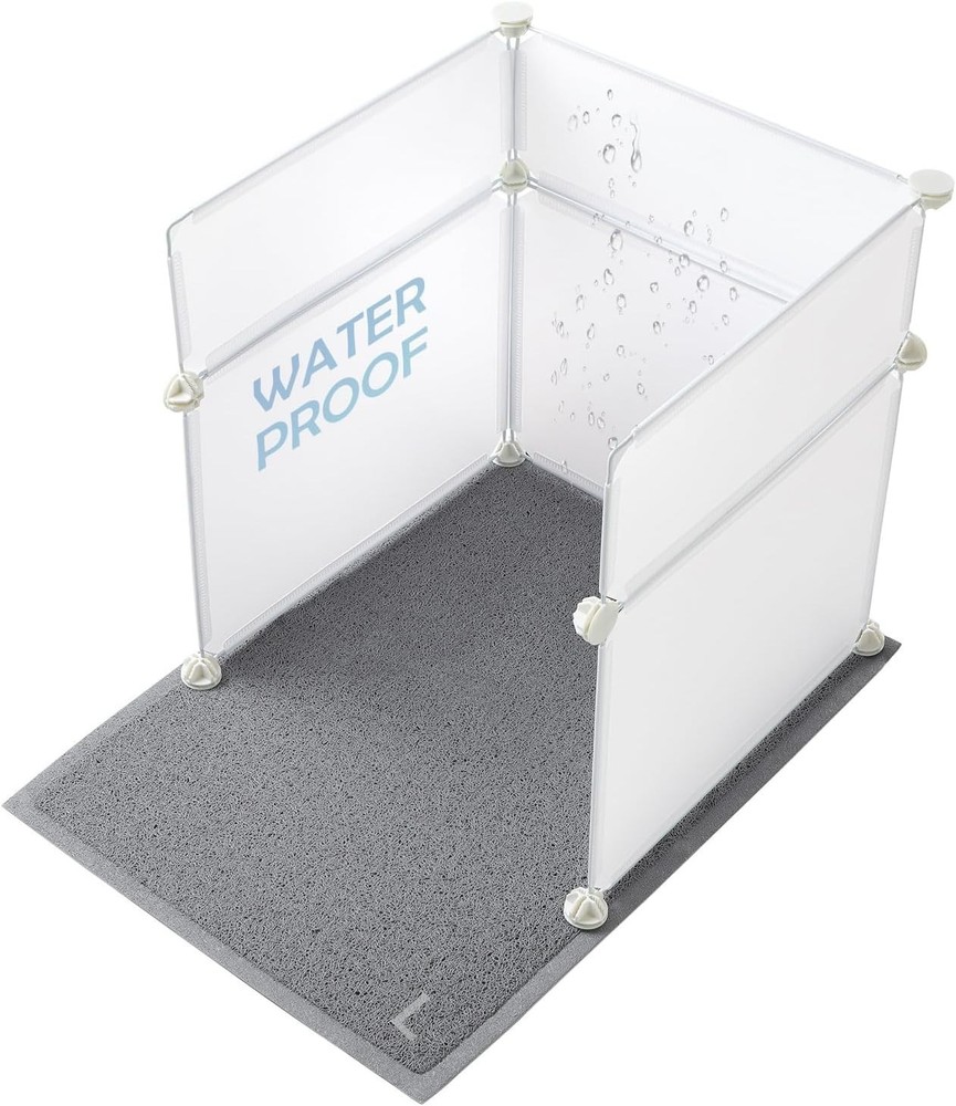Large Cat Litter Box Enclosure Splash Guard Kit