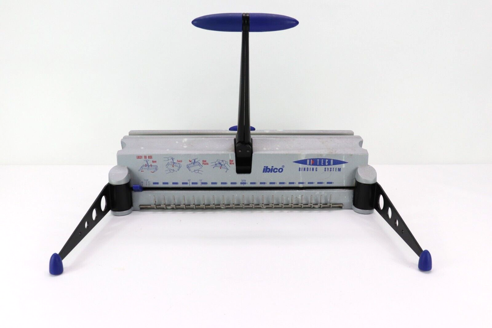 Ibico HI-Tech Binding System 19 Comb Punch Plastic Wire Machine