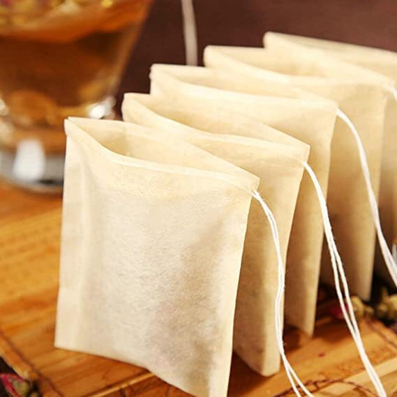 600 Pcs Disposable Tea Filter Bags for Loose Tea,Drawstring Empty Bag for Loo...