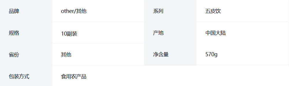 精选 五皮饮五皮散 10副装 (570g) 利水消肿 理气健脾