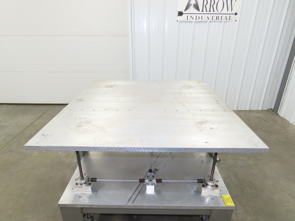 1" Aluminum Top Machine Base Weld Table 45x43" Work Bench Table Joyce Screw Jack