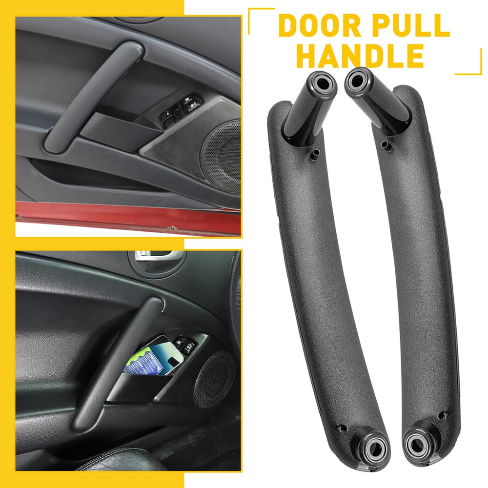 Black Front LH / RH Interior Pull Door Handle for Mitsubishi Eclipse 2006-2012