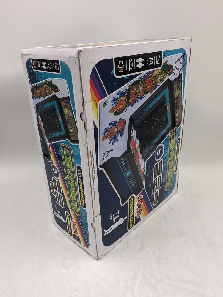 Arcade Classics Atari Centipede Counter Series Arcade Game With 8" Screen