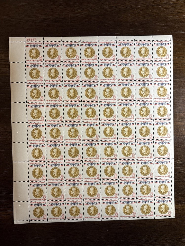 1148 US Mint Sheet, 8 Cent Thomas G Masaryk, Mint NH