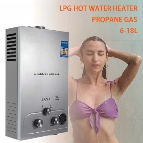 New LPG Gas Hot Water Heater Boiler Home Appliance Water Heater with Shower Kit