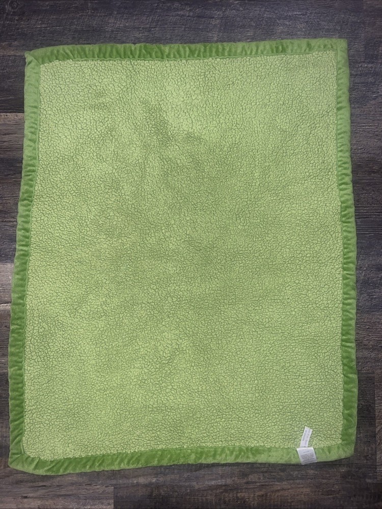 Koala Baby Solid Green Sherpa Blanket