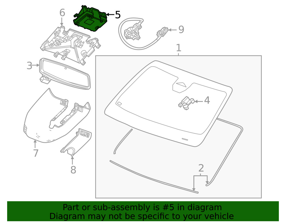 Genuine GM Front Camera 85026803
