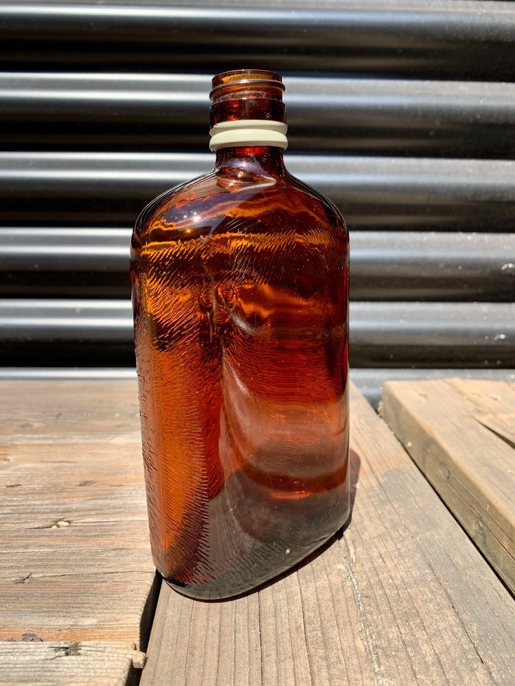 Antique Bearded Man Whiskey Bottle