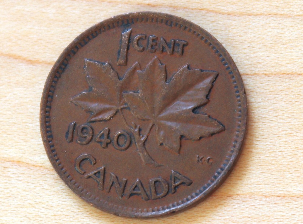 1940 Canada 1 Cent George VI