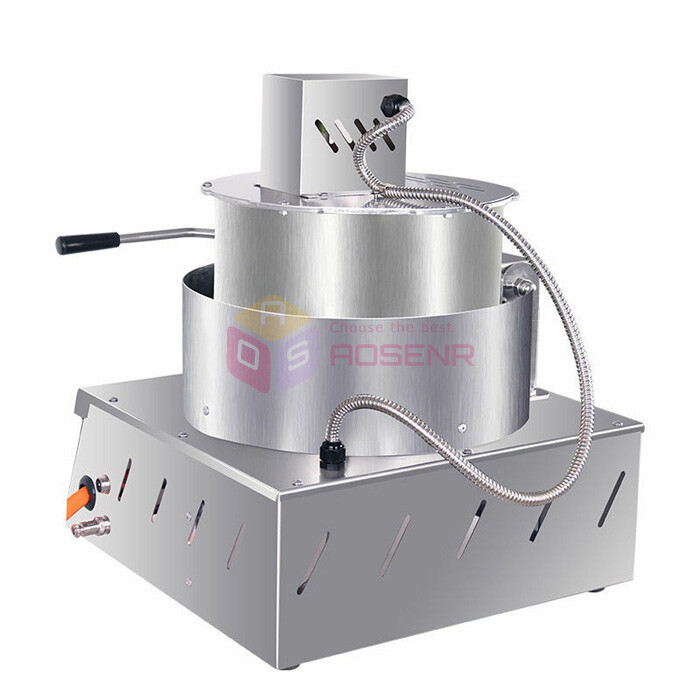 Automatic Gas Popcorn Making Machine Single Pot Spherical Popcorn Maker