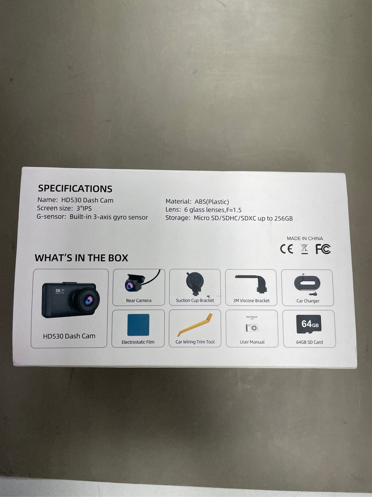 Reizix 2 Channel dash Cam