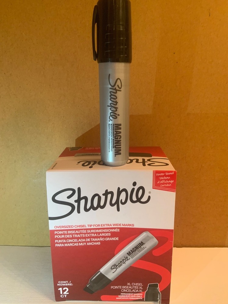 Sharpie Magnum Oversized Permanent Markers Black (1) New!!! 🇺🇸🔥🔥🔥