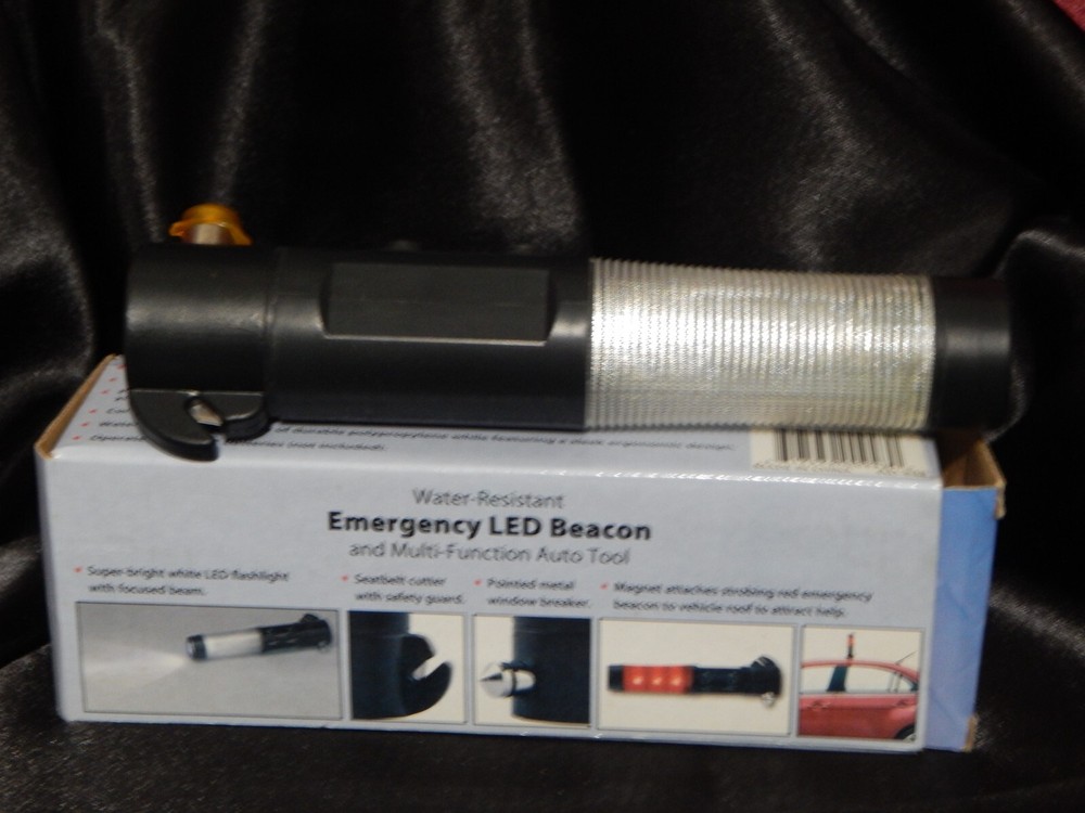 Emergency LED Beacon Flashlight Multi Auto Tool