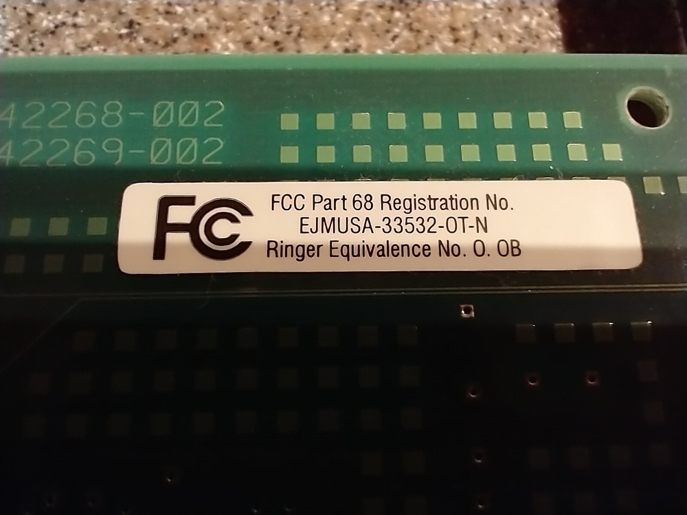Intel Internal Fax Modem ~ 14,400 bps