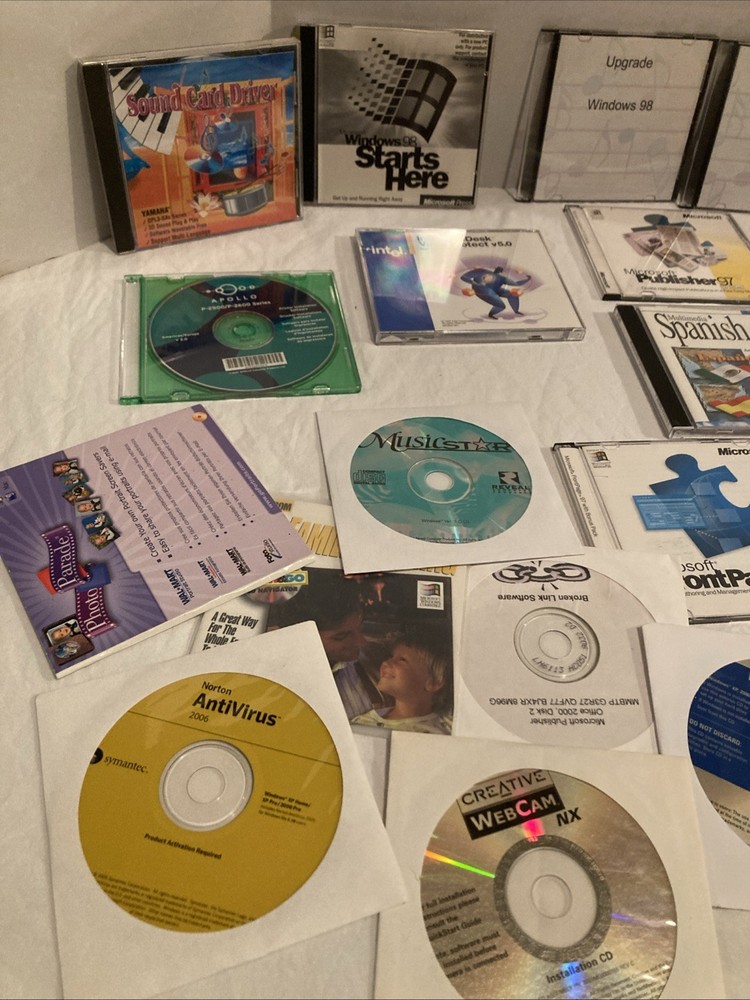 Lot of program Installation, driver, software update CD-ROM discs