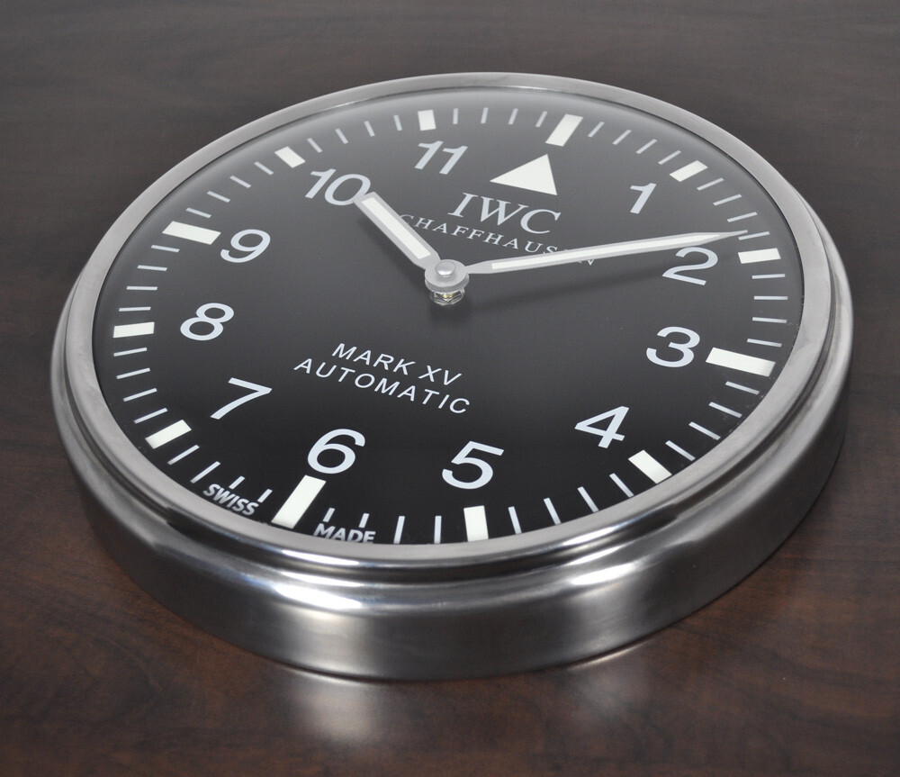 IWC SCHAFFHAUSSEN MARK XV HORLOGE MURALE CLOCK AUTOMATIC