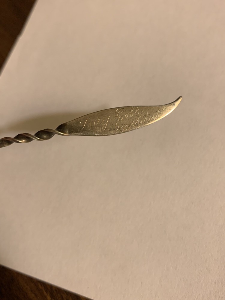 Vintage Historical Sterling Silver Spoon