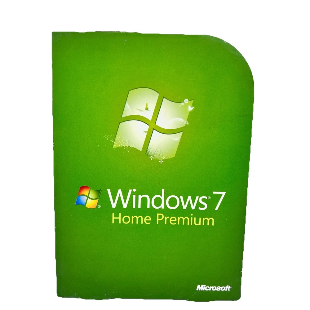 Microsoft Windows 7 Home Premium Full 32 Bit & 64 Bit DVD MS WIN =RETAIL BOX=