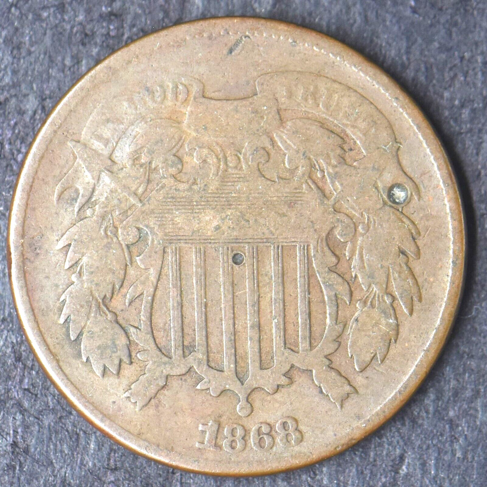 1868 2C Two Cent Piece - COINGIANTS -