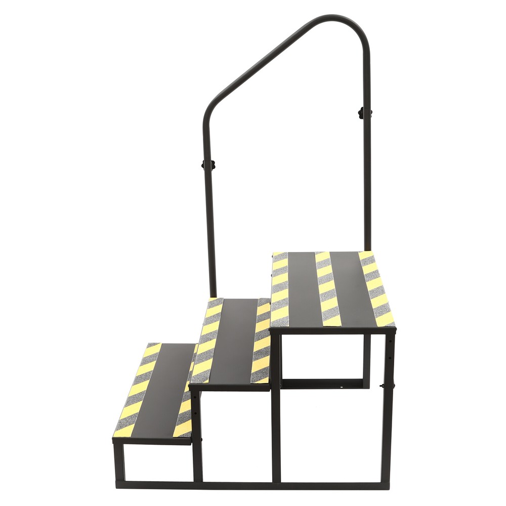 3-Step Portable Swimming Pool Ladder with Handrails for Secure Access