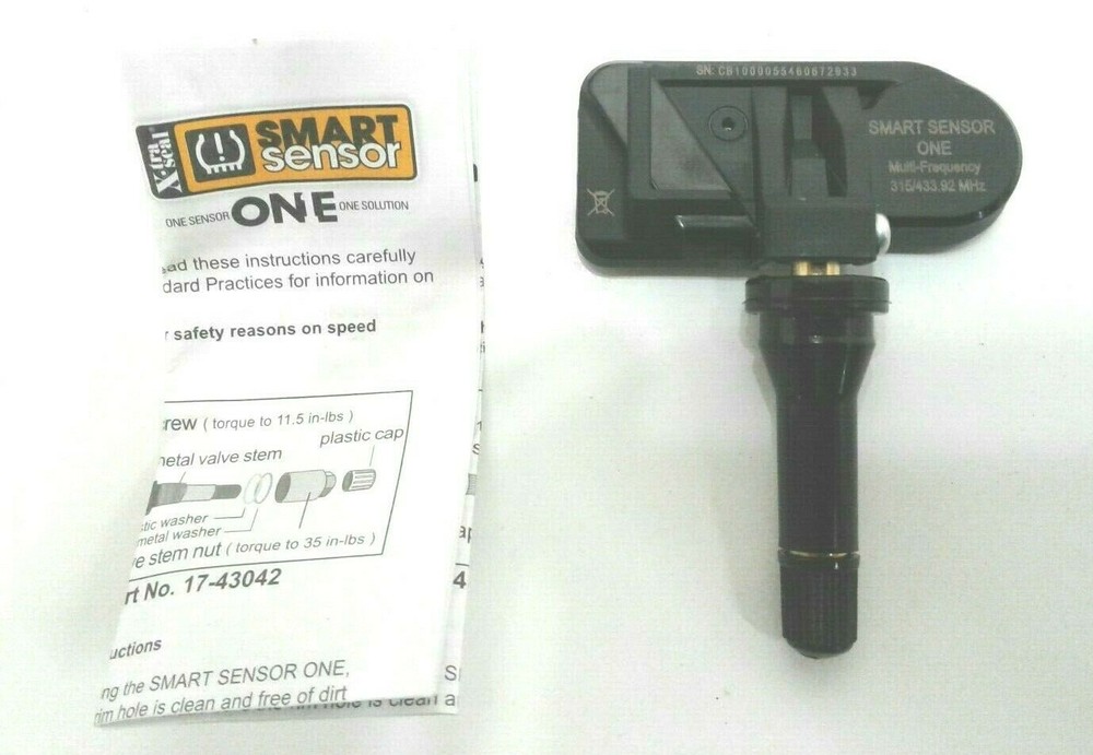 SMART SENSOR SNAP-IN MULTI-FREQUENCY PROGRAMMABLE UNIVERSAL TPMS 17-43041 QX10