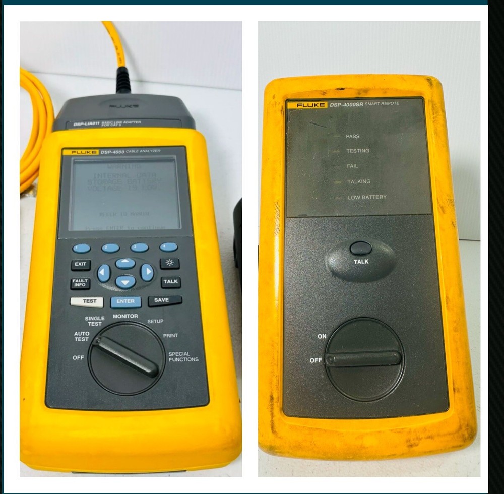 DSP-4000SR Smart Remote Fluke 4000 Cable Analyzer Kit