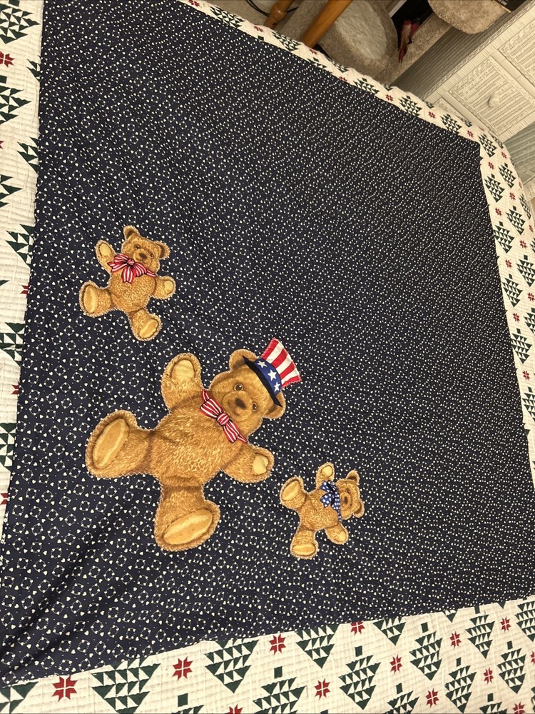 Handmade Baby Blankets Teddy Bear Theme