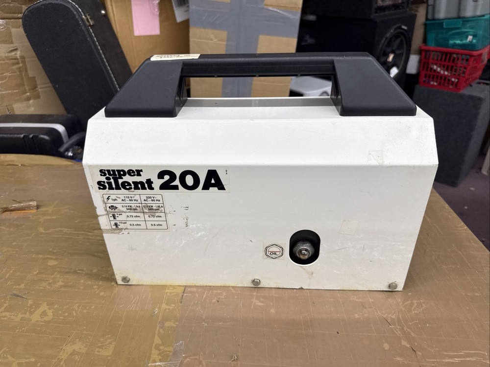 Super Silent 20A Airbrush Compressor TESTED WORKING